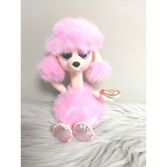 TY Beanie Boos Camilla Pink Poodle Dog 9" Plush Stuffed Animal Toy 2020 NWT - Picture 1 of 3